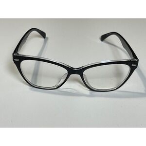 Zenni Optical Black Clear Cat Eye Eyeglass Frames only 283621